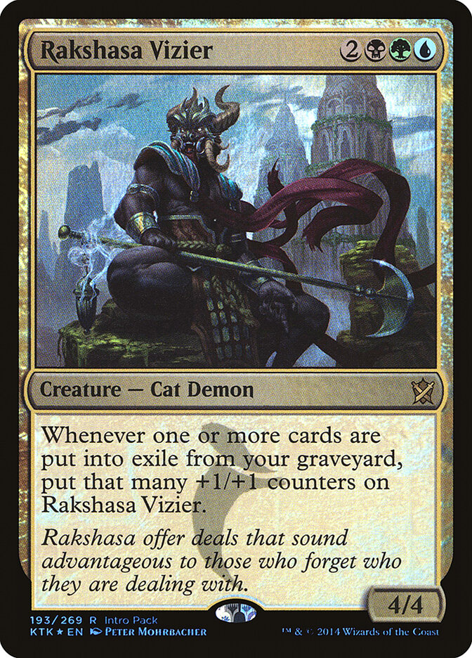 Rakshasa Vizier (193) - Khans of Tarkir Promos (PKTK)