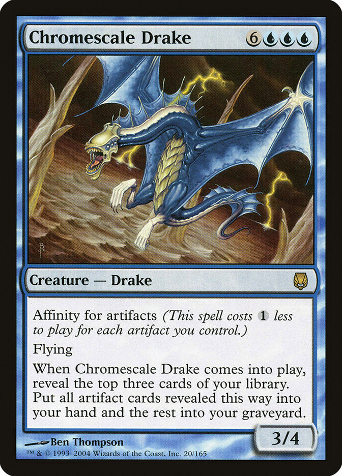 Chromescale Drake (20) - Darksteel (DST)