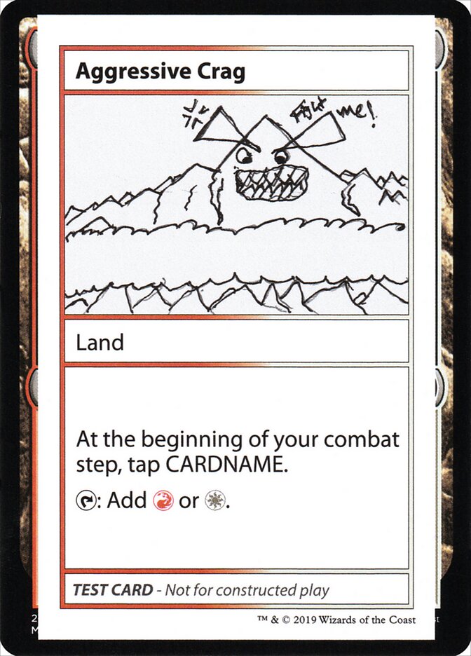 Aggressive Crag (112) - Mystery Booster Playtest Cards 2021 (CMB2)