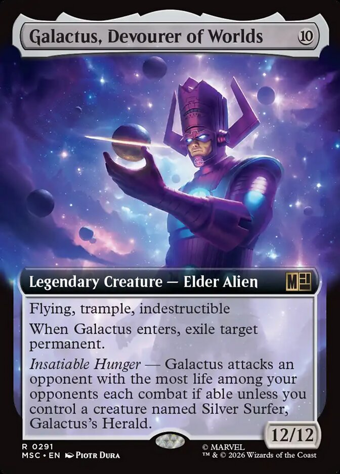 Galactus, Devourer of Worlds (291) - Marvel Super Heroes Commander (MSC)