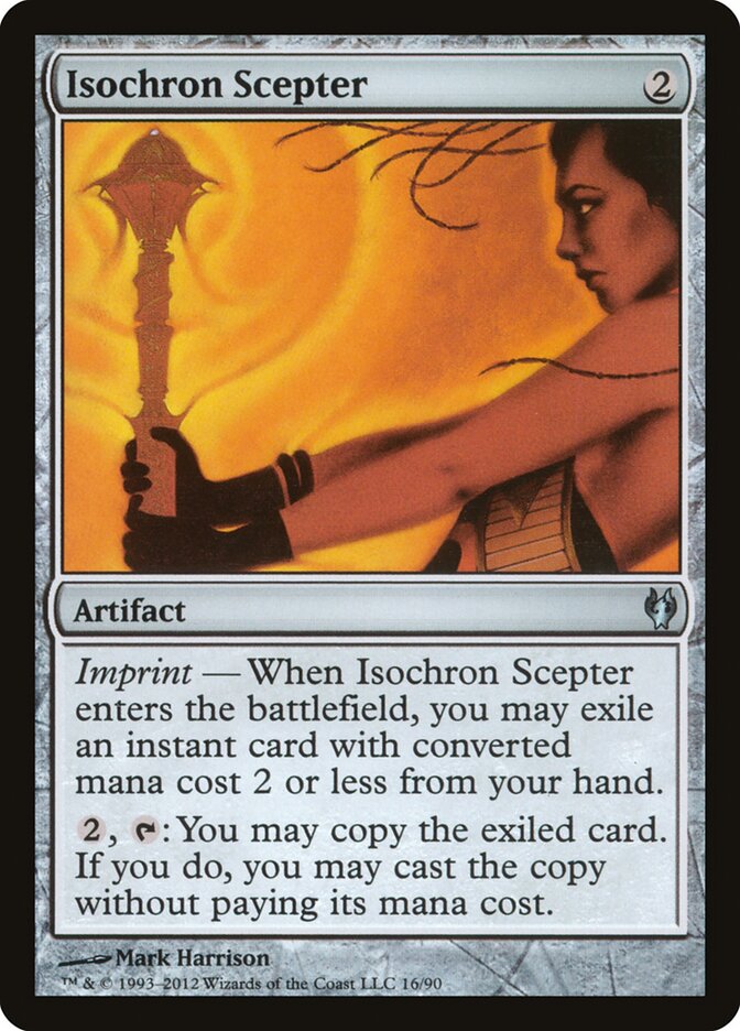 Isochron Scepter (16) - Duel Decks: Izzet vs. Golgari (DDJ)