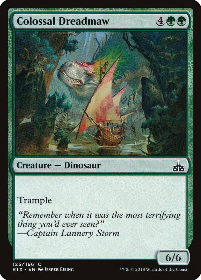 Colossal Dreadmaw (125) - Rivals of Ixalan (RIX)