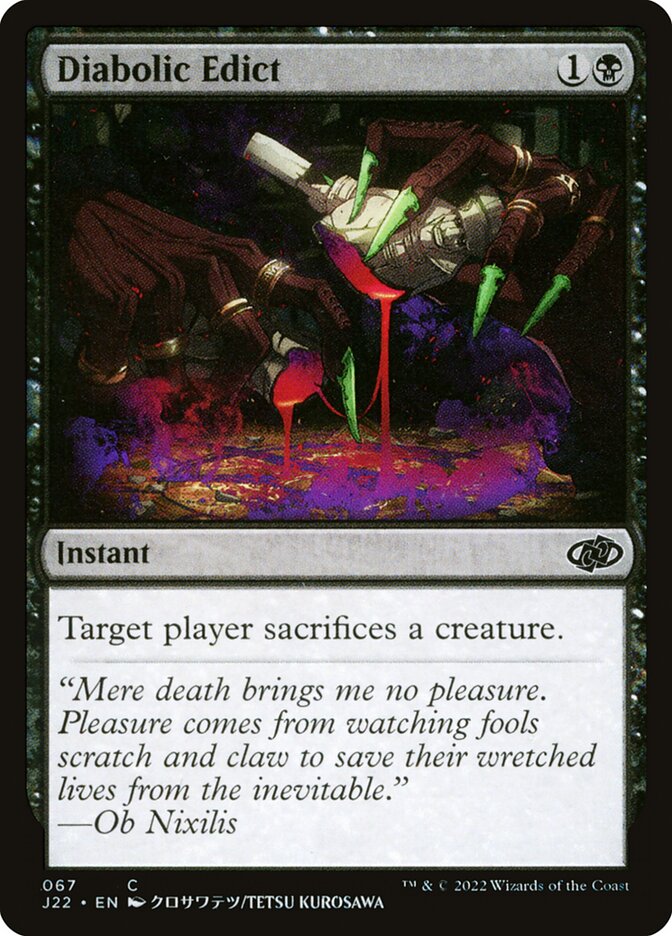 Diabolic Edict (67) - Jumpstart 2022 (J22)