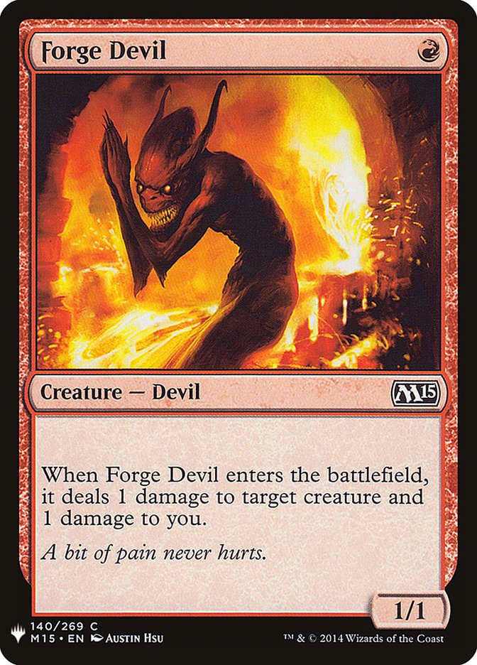 Forge Devil - The List (PLST)