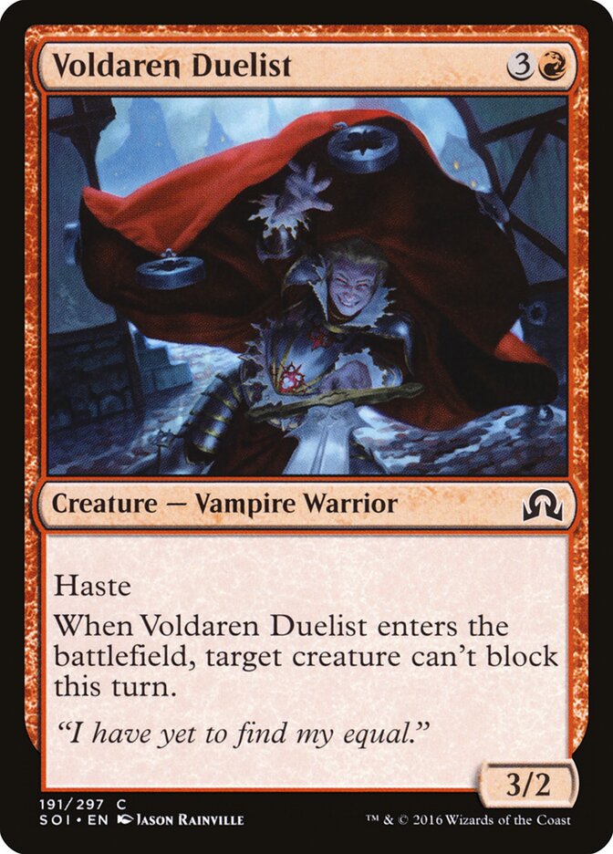 Voldaren Duelist (191) - Shadows over Innistrad (SOI)