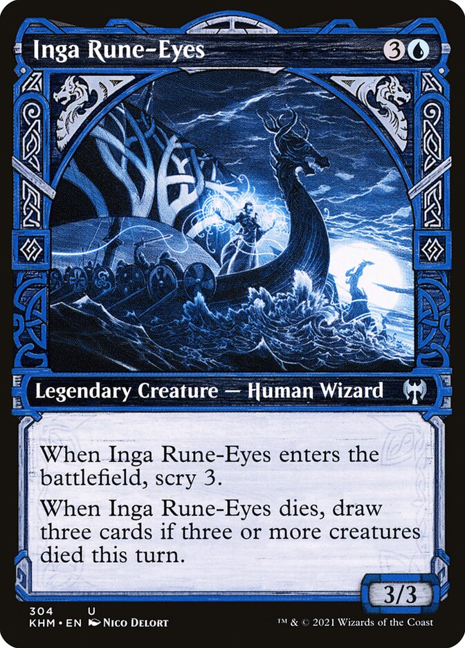 Inga Rune-Eyes (304) - Kaldheim (KHM)