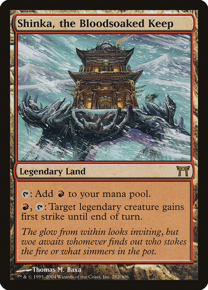 Shinka, the Bloodsoaked Keep (282) - Champions of Kamigawa (CHK)