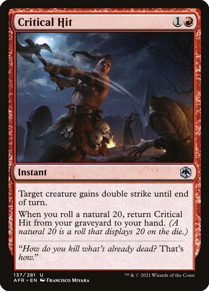 Critical Hit (137) - Adventures in the Forgotten Realms (AFR)