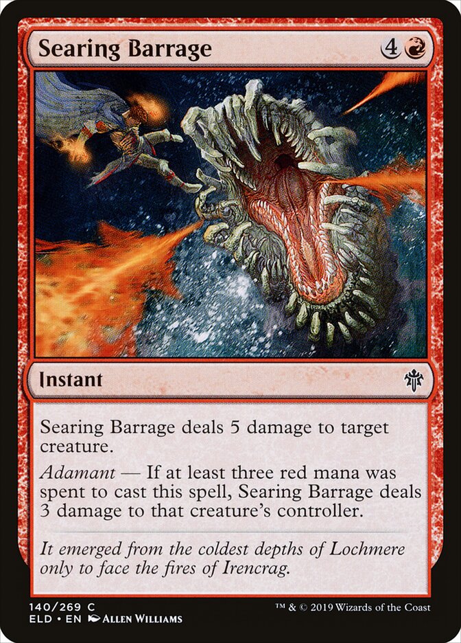 Searing Barrage (140) - Throne of Eldraine (ELD)