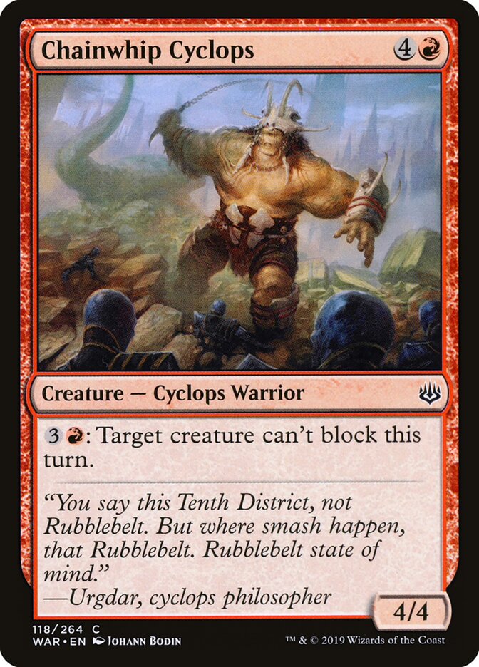 Chainwhip Cyclops (118) - War of the Spark (WAR)