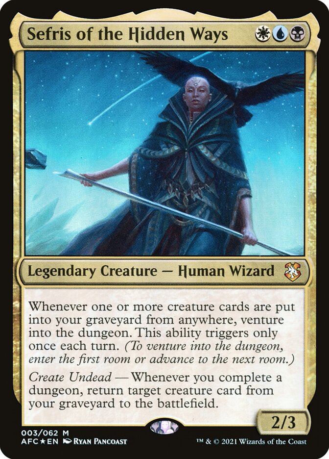 Sefris of the Hidden Ways (3) - Forgotten Realms Commander (AFC)