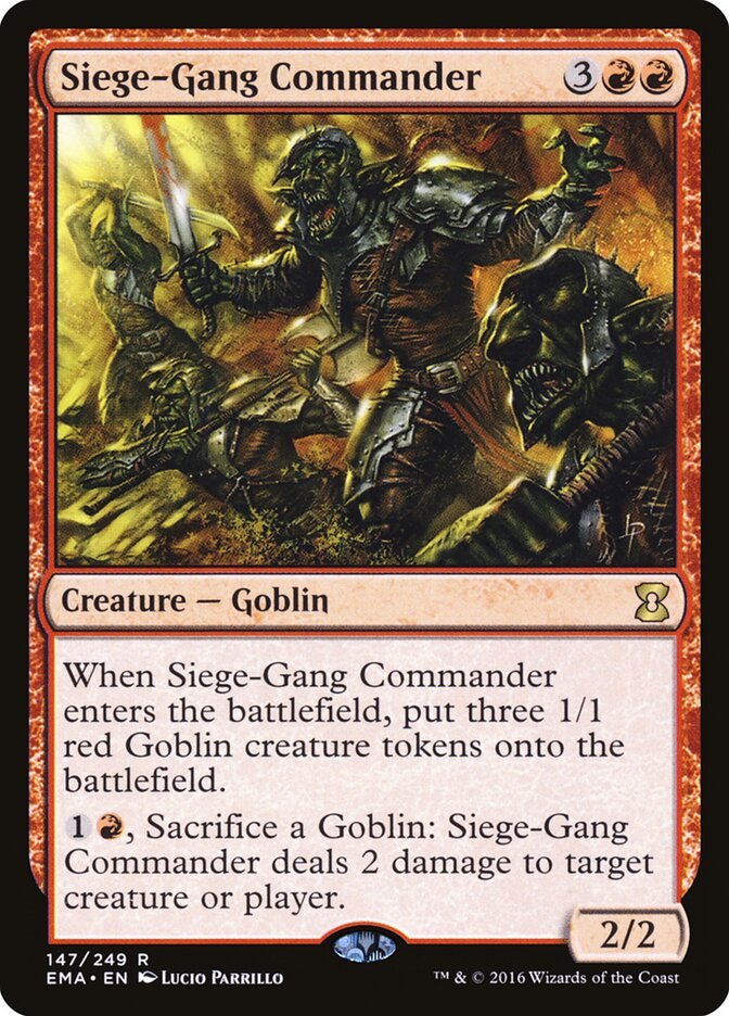 Siege-Gang Commander (147) - Eternal Masters (EMA)