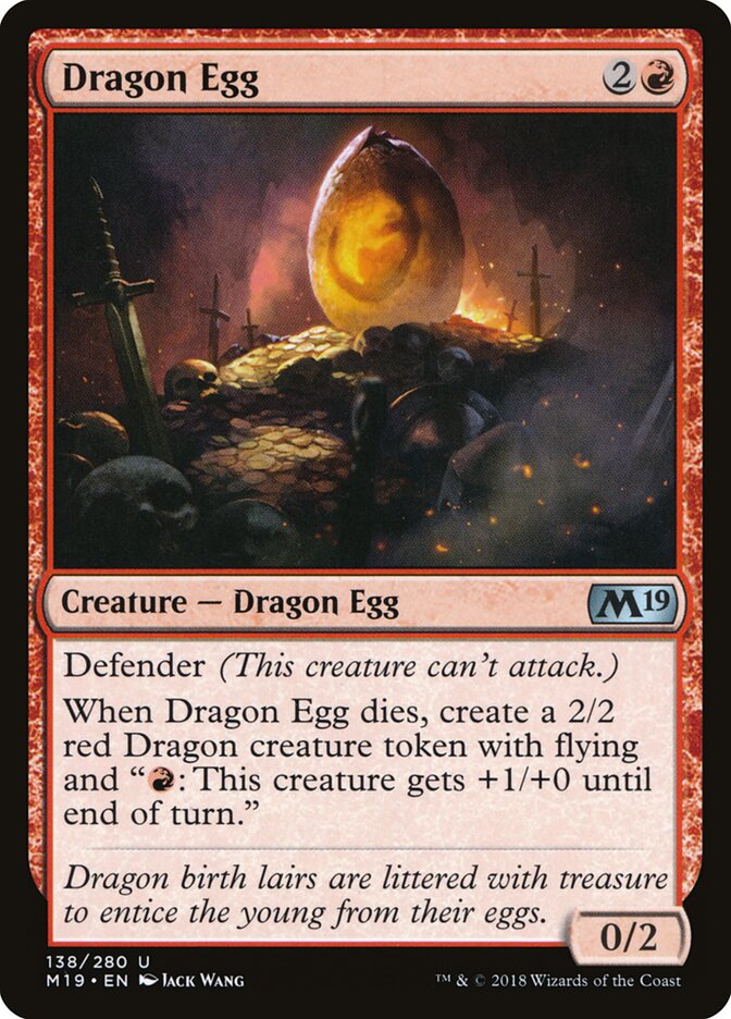 Dragon Egg (138) - Core Set 2019 (M19)