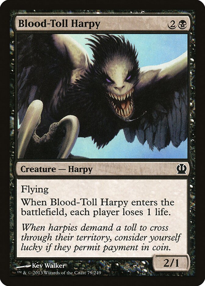 Blood-Toll Harpy (79) - Theros (THS)