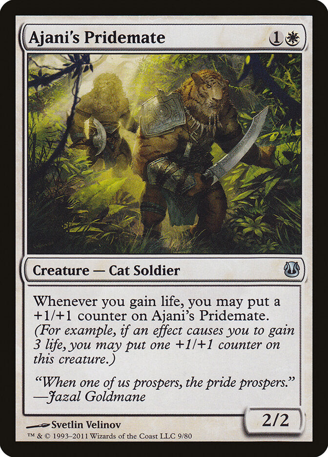 Ajani's Pridemate (9) - Duel Decks: Ajani vs. Nicol Bolas (DDH)