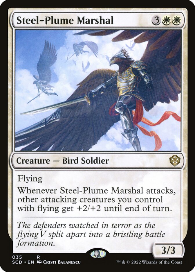 Steel-Plume Marshal (35) - Starter Commander Decks (SCD)