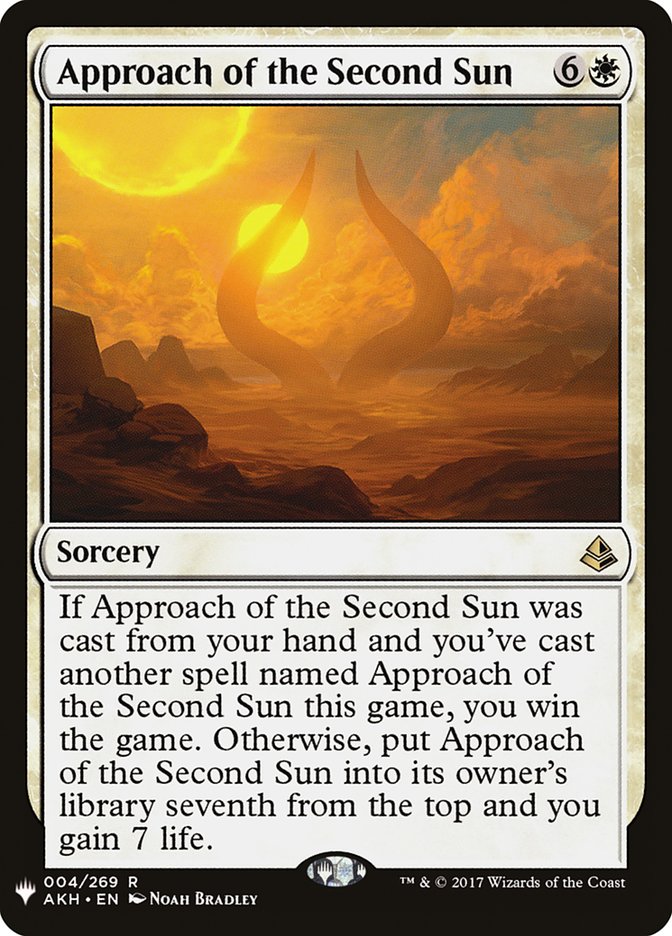 Approach of the Second Sun - The List (PLST)