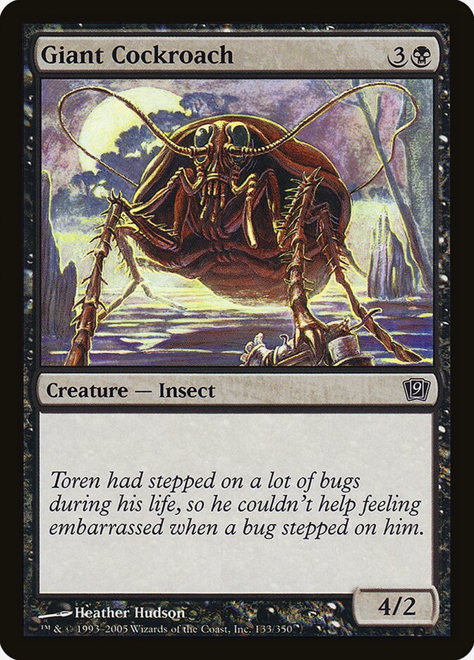 Giant Cockroach (133) - Ninth Edition (9ED)