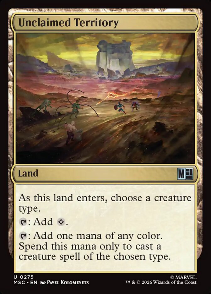Unclaimed Territory (275) - Marvel Super Heroes Commander (MSC)