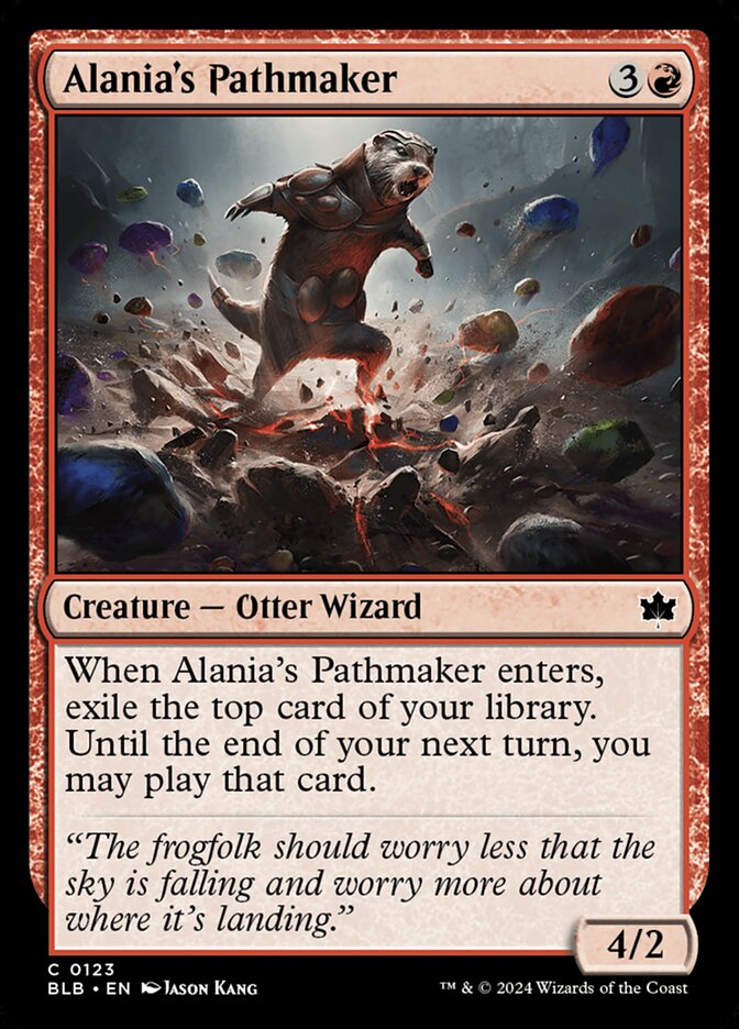 Alania's Pathmaker (123) - Bloomburrow (BLB)