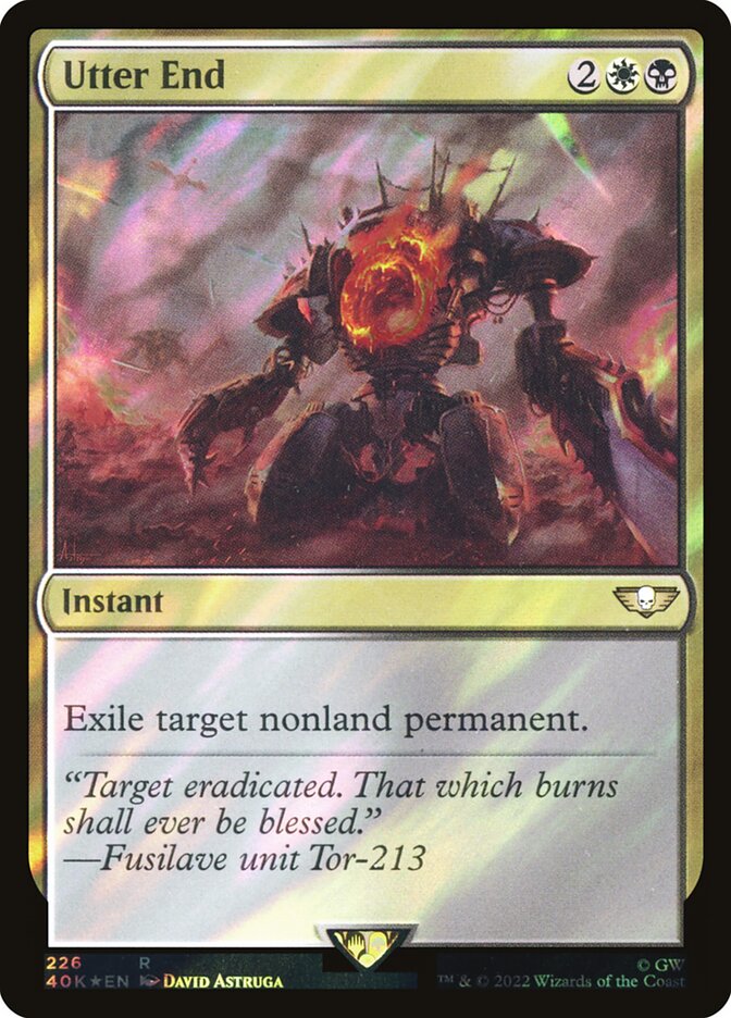 Utter End (226★) - Warhammer 40,000 Commander (40K)