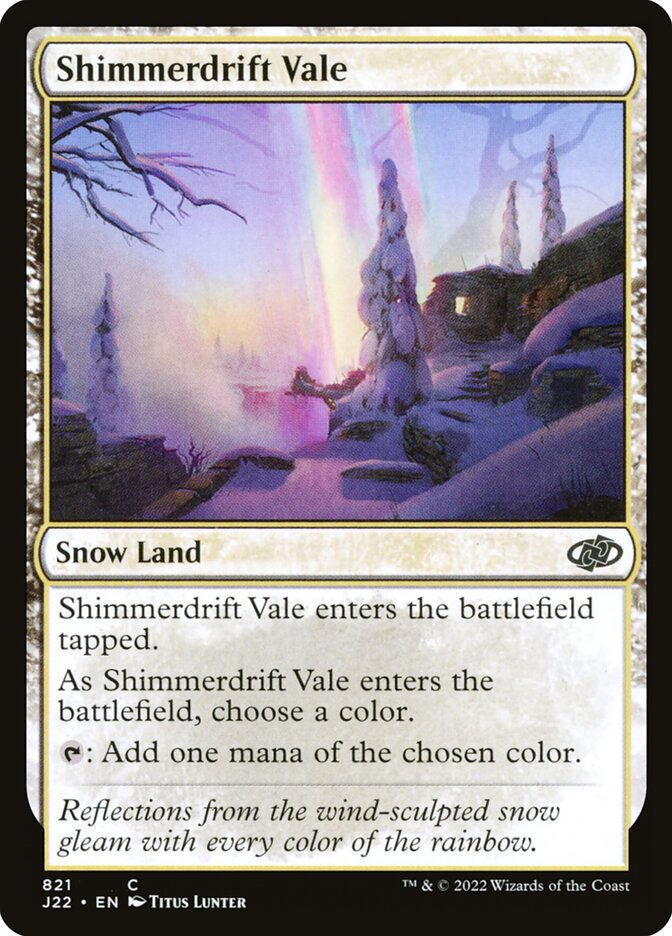 Shimmerdrift Vale (821) - Jumpstart 2022 (J22)