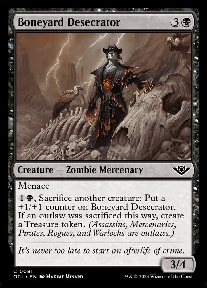 Boneyard Desecrator (81) - Outlaws of Thunder Junction (OTJ)