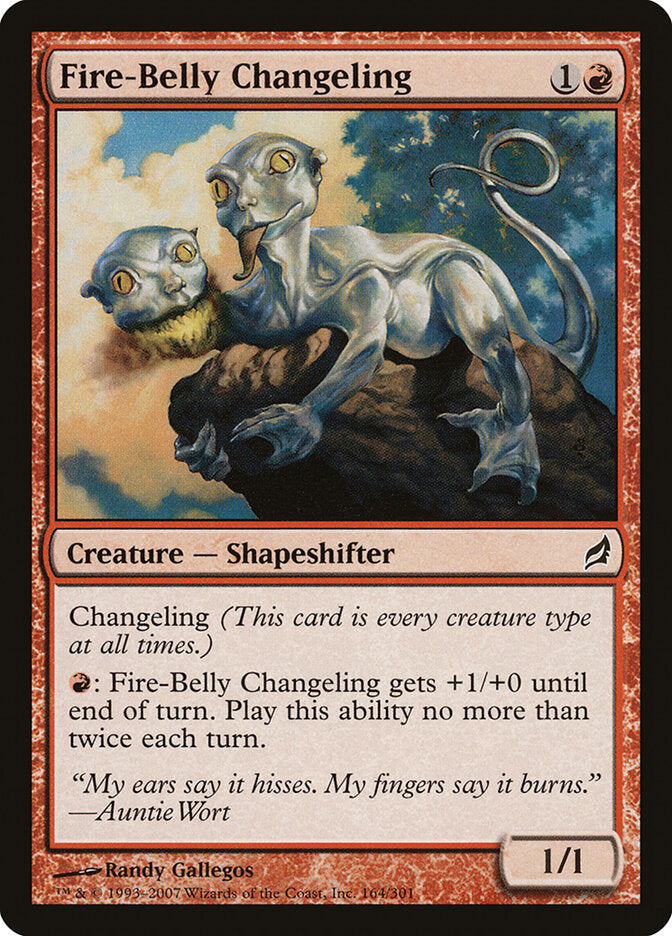 Fire-Belly Changeling (164) - Lorwyn (LRW)