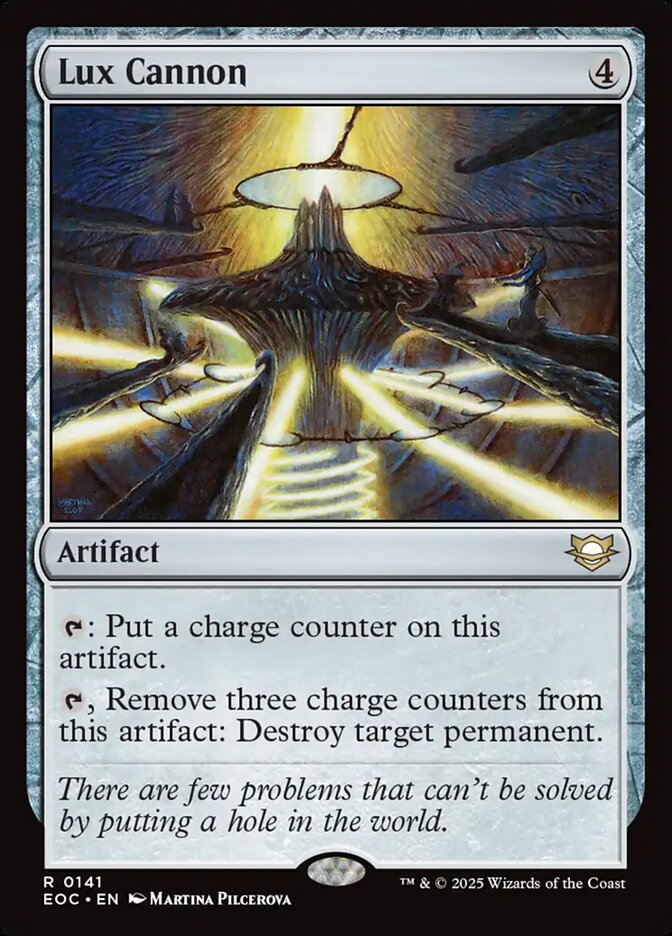 Lux Cannon (141) - Edge of Eternities Commander (EOC)