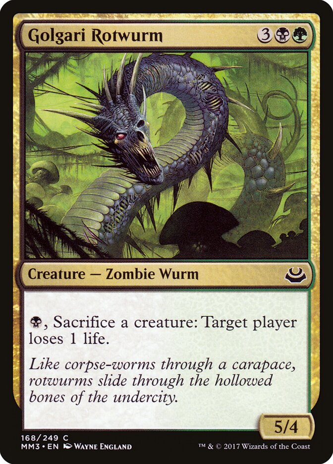 Golgari Rotwurm (168) - Modern Masters 2017 (MM3)