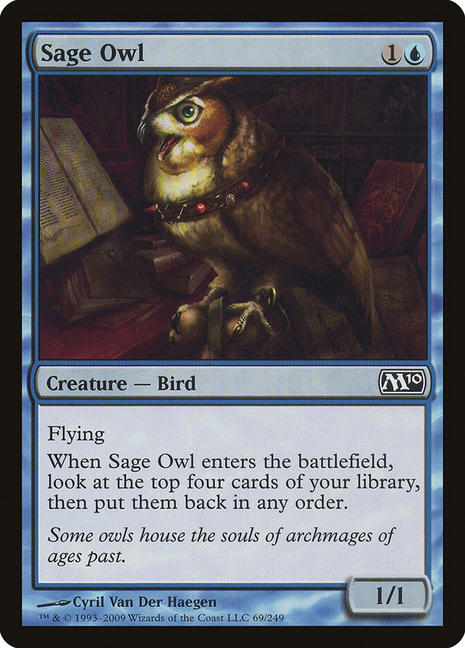 Sage Owl (69) - Magic 2010 (M10)