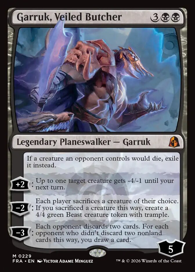 Garruk, Veiled Butcher (229) - Reality Fracture (FRA)