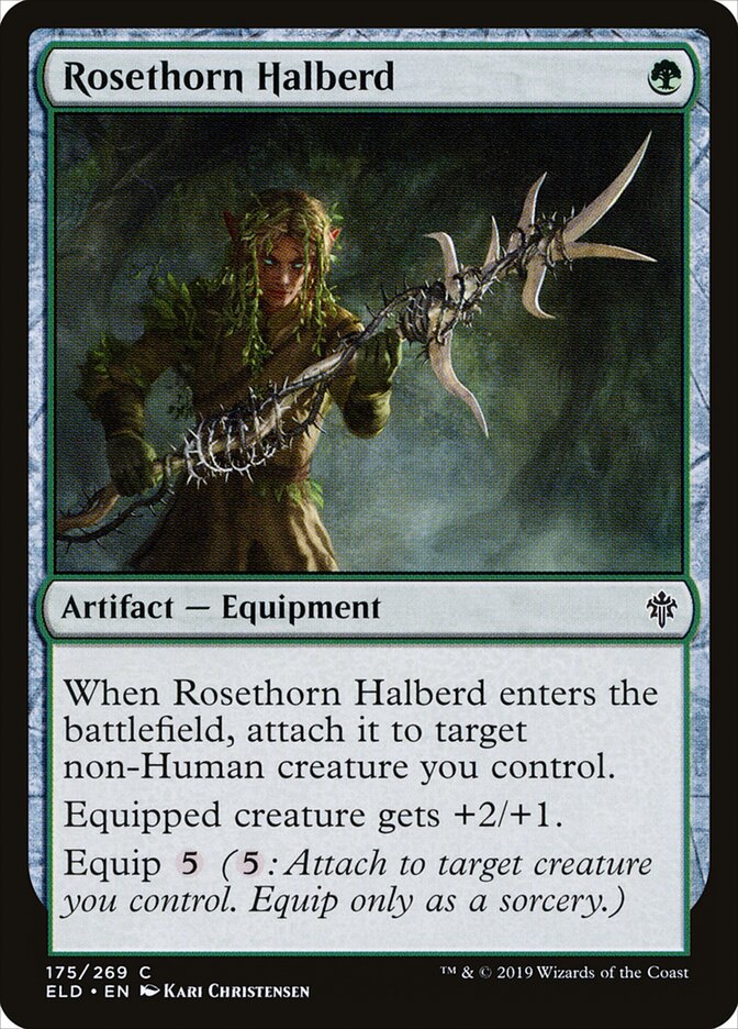 Rosethorn Halberd (175) - Throne of Eldraine (ELD)