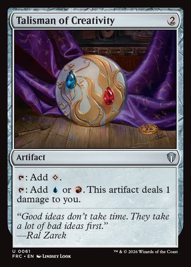 Talisman of Creativity (61) - Reality Fracture Commander (FRC)