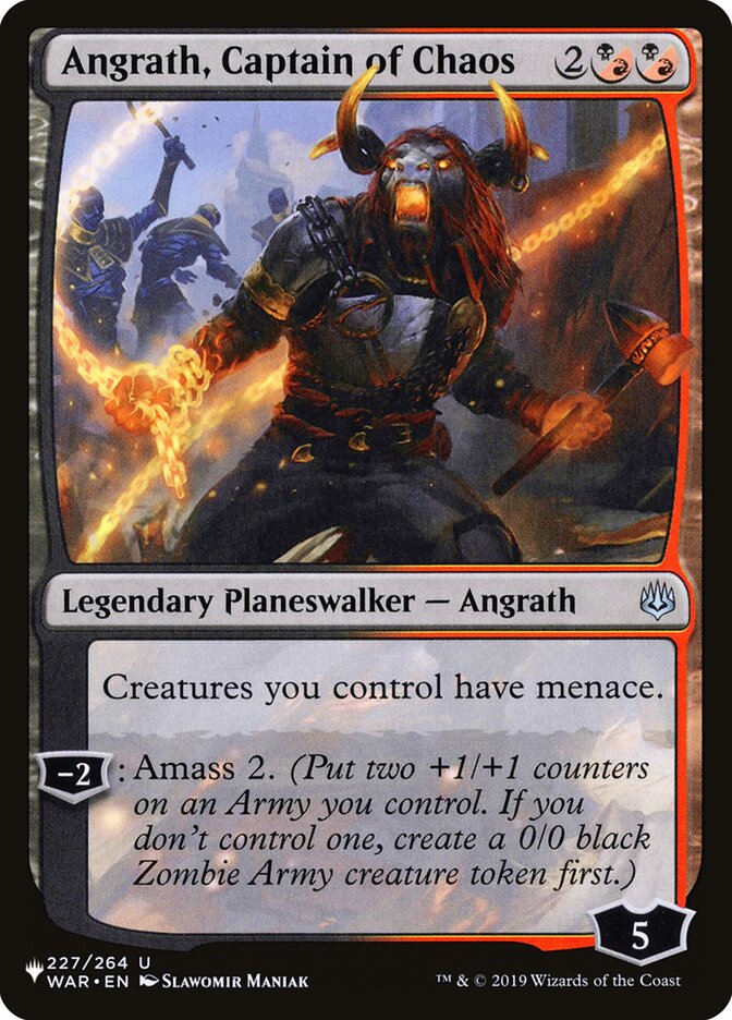 Angrath, Captain of Chaos (WAR-227) - The List (PLST)