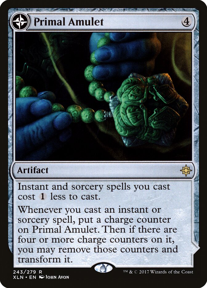 Primal Amulet // Primal Wellspring (243) - Ixalan (XLN)