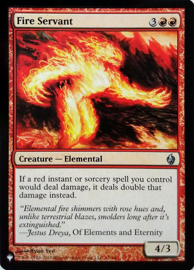 Fire Servant (PD2-15) - The List (PLST)