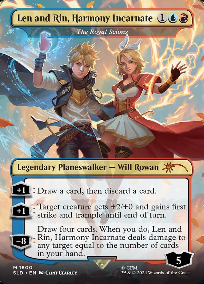 Len and Rin, Harmony Incarnate - The Royal Scions (1600) - Secret Lair Drop (SLD)