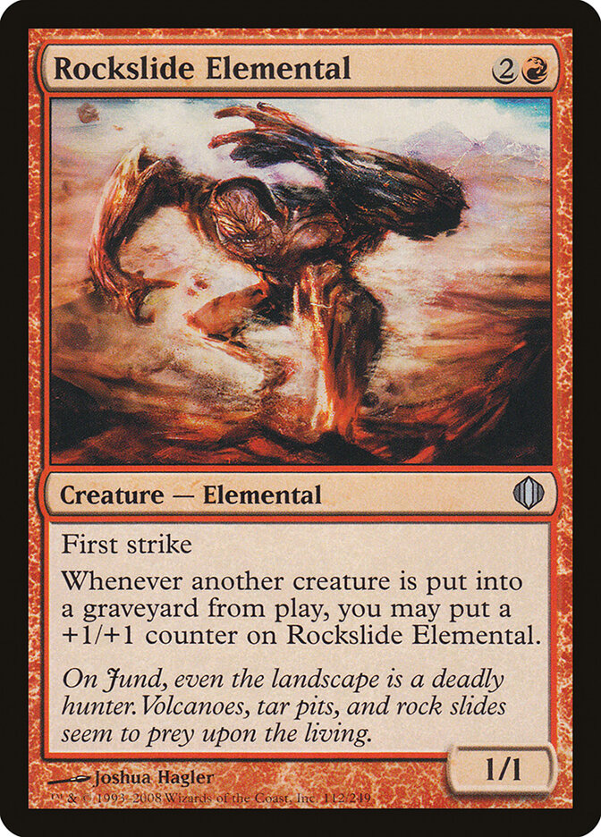 Rockslide Elemental (112) - Shards of Alara (ALA)