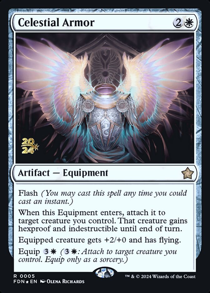 Celestial Armor (5s) - Foundations Promos (PFDN)