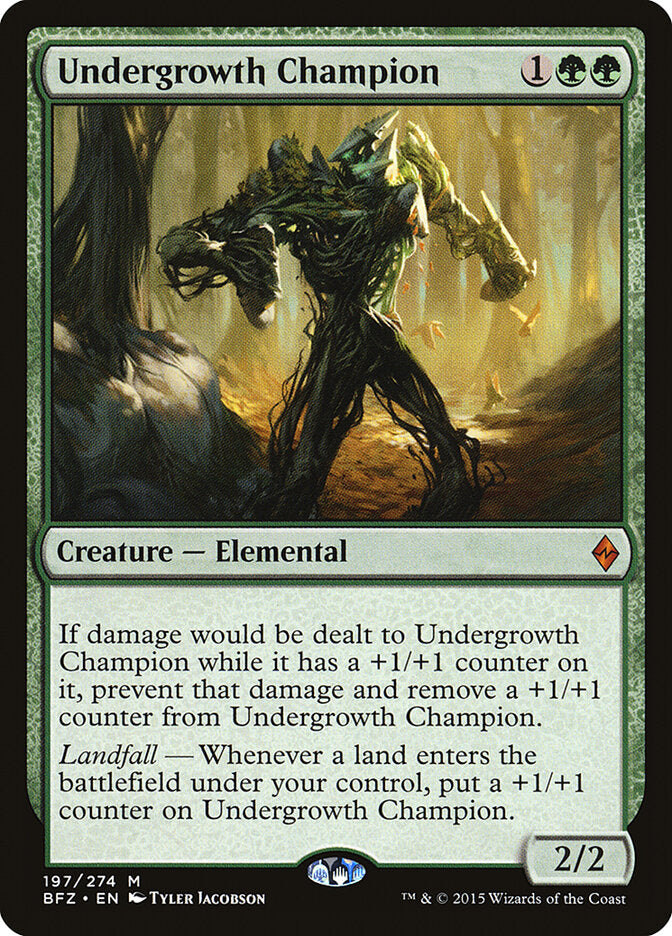 Undergrowth Champion (197) - Battle for Zendikar (BFZ)