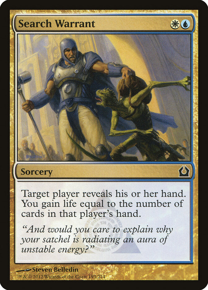 Search Warrant (193) - Return to Ravnica (RTR)