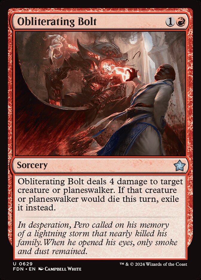 Obliterating Bolt (629) - Foundations (FDN)