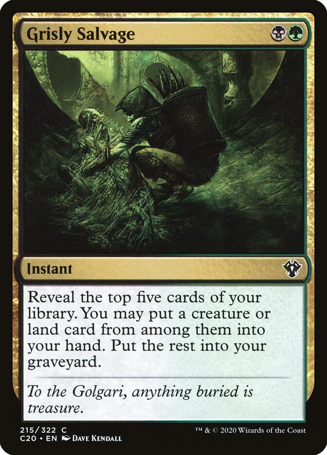 Grisly Salvage (215) - Commander 2020 (C20)