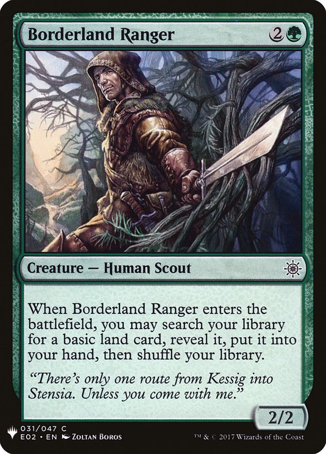Borderland Ranger - The List (PLST)