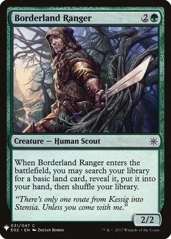 Borderland Ranger (E02-31) - The List (PLST)