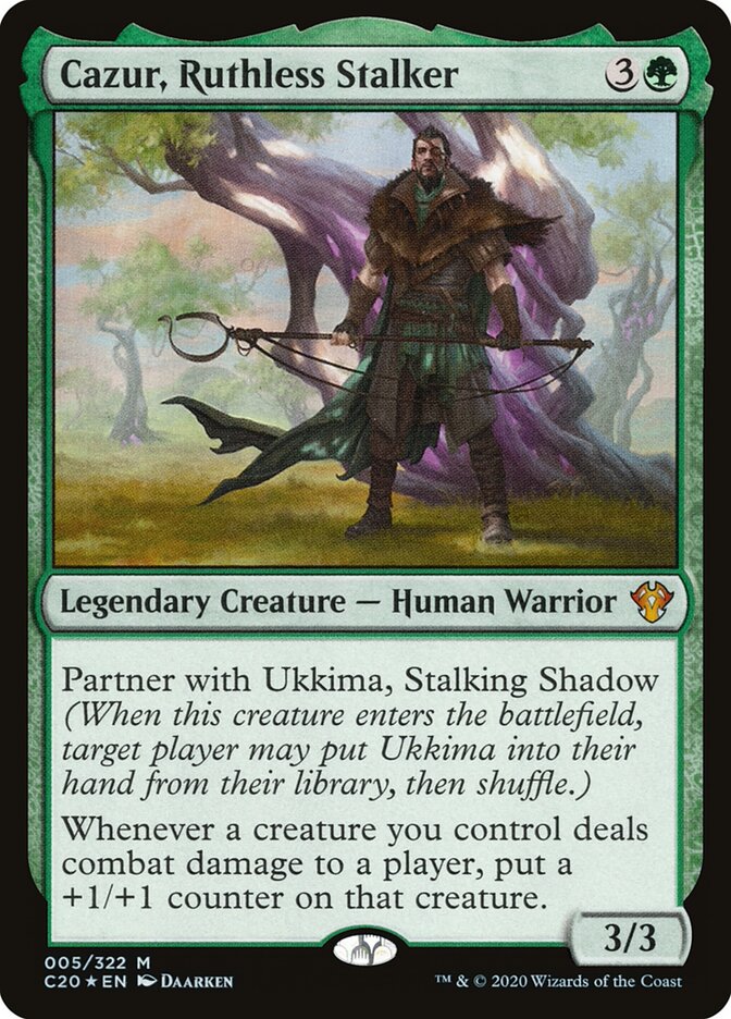 Cazur, Ruthless Stalker (5) - Commander 2020 (C20)