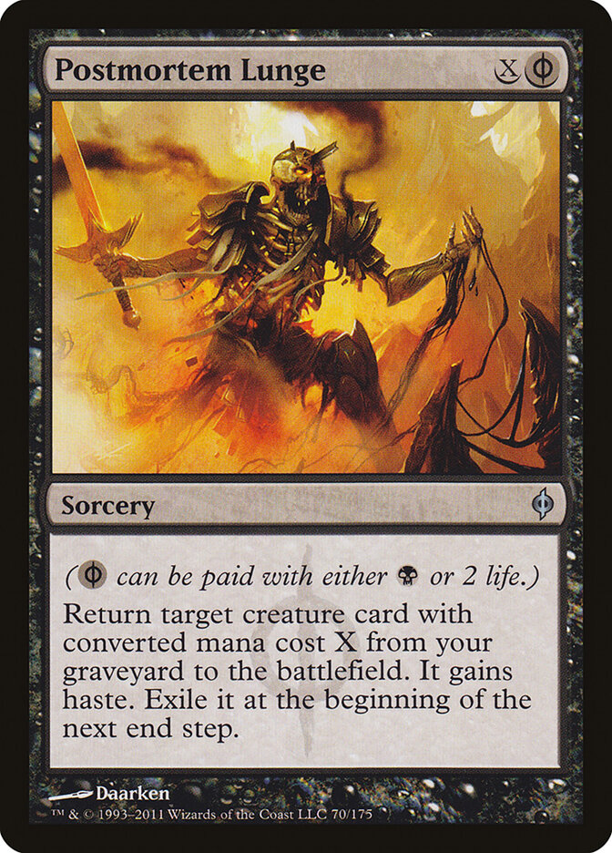 Postmortem Lunge (70) - New Phyrexia (NPH)
