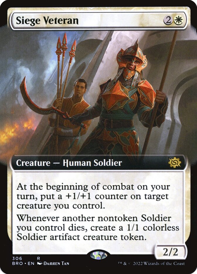 Siege Veteran (306) - The Brothers' War (BRO)