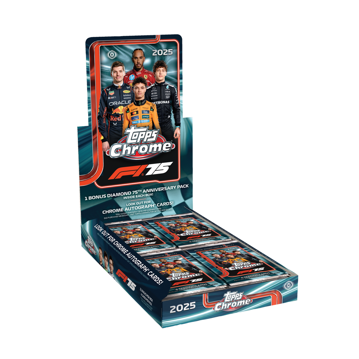 2025 Topps Chrome® Formula 1 - Hobby Box